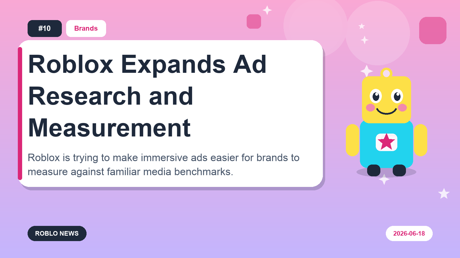 Roblox Expands Ad Research and Measurement