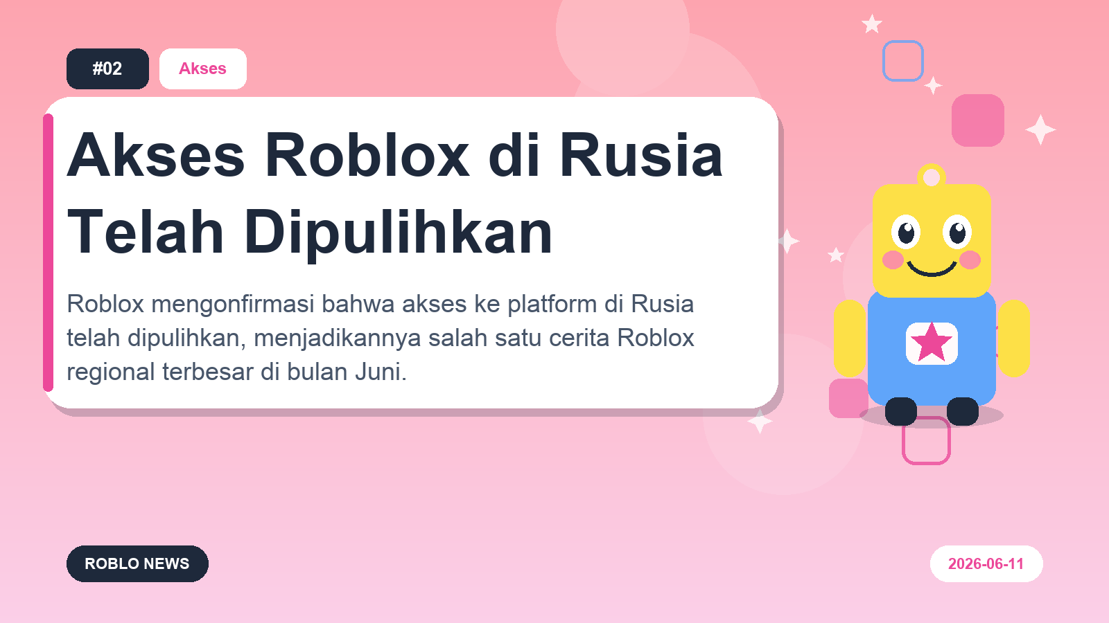 Akses Roblox di Rusia Telah Dipulihkan